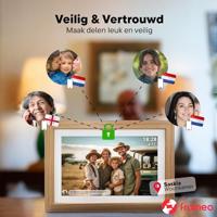 Denver PFF-1042 Lightwood Digitale WiFi-fotolijst 25.7 cm 10.1 inch Energielabel: C (A - G) 1280 x 800 Pixel 16 GB Hout (licht) - thumbnail
