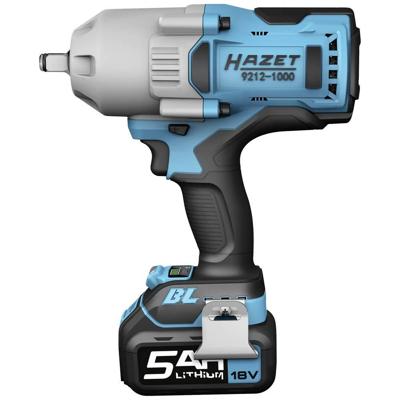 HAZET Accu-slagmoersleutel 9212-1000LB/3 · Losdraaimoment maximaal [Nm]: 1400 Nm · 1/2 inch (12,5 mm) vierkant massief · 3-delig