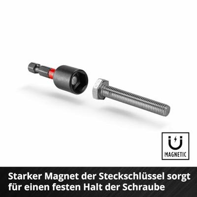 Einhell 108709 Dopsleutel-bitinzetset 1/4 (6.3 mm) 18-delig