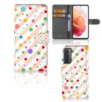 Samsung Galaxy S21 | Telefoon Hoesje | Dots - thumbnail