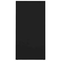 Schoenenkast 31,5x35x70 cm spaanplaat zwart - thumbnail