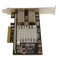 .com 10G Network Card - 2x 10G Open SFP+ Multimode LC Fiber Connector - Intel 82599 Chip - Gigabit Ethernet Card (PEX20000SFPI) - Netwerkadapter - PCIe 2.0 x4 laag profiel - 10 GigE - thumbnail