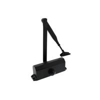 Intersteel Deurdranger zwart met schaararm dr122 - thumbnail