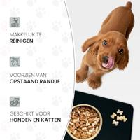 Eat Slow Live Longer Lick Mat Spill Mat M Grey - thumbnail