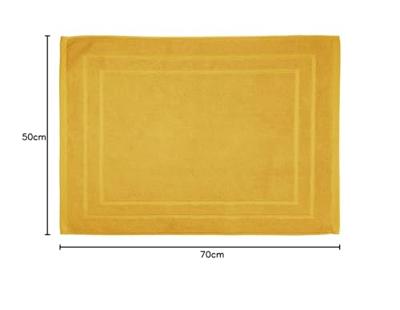 Atmosphera Badkamerkleed|badmat vloer - 50 x 70 cm - okergeel Atmosphera Badkamerkleed|badmat vloer - 50 x 70 cm - okergeel