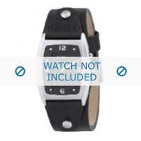 Fossil horlogeband JR8187 Leder Zwart 20mm - thumbnail