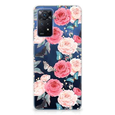Xiaomi Redmi Note 11 Pro 5G | TPU Case | Butterfly Roses Xiaomi Redmi Note 11 Pro 5G | TPU Case | Butterfly Roses