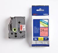 Labeltape brother ptouch tze451 24mm rood - thumbnail