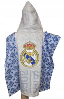 Real Madrid Poncho lichtblauw - 60 x 120 cm - Katoen - thumbnail