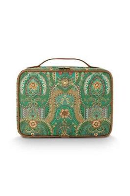 Pip Studio Pip Studio Casey Beauty Case Jabali Green 27x10x19cm