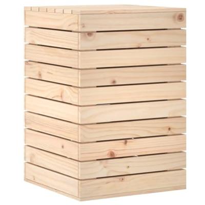 VidaXL Wasmand 44x44x66 cm massief grenenhout VidaXL Wasmand 44x44x66 cm massief grenenhout