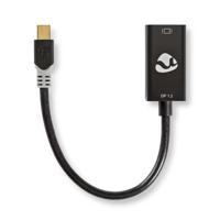 Mini-DisplayPort - HDMI-kabel | Mini-DisplayPort male - HDMI-uitgang | 0,2 m | Antraciet - thumbnail