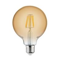 LED Filament Lamp Rustiek Globe E27 6W 2200K Warm Wit - thumbnail