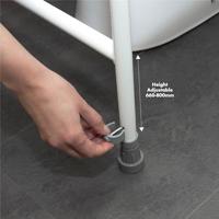 Toiletframe in hoogte en breedte verstelbaar - thumbnail
