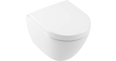 Villeroy & Boch Subway 2.0 wandcloset - diepspoel Compact Randloos DirectFlush 35.5x48cm - ceramic+ wit 5606r0r1