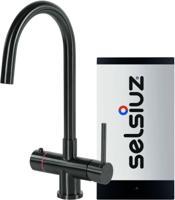 Kokendwaterkraan Selsiuz Steel Rond Gun Metal Inclusief Single Boiler - thumbnail