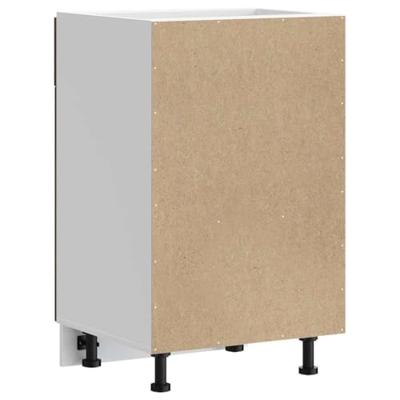 Keuken onderkast Kalmar bewerkt hout gerookt eikenkleurig Keuken onderkast Kalmar bewerkt hout gerookt eikenkleurig