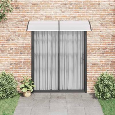 VidaXL Deurluifel 200x75 cm pc zwart en transparant