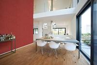 Livingwalls My Home My Spa rood behang | 386946 - thumbnail