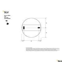SLV PANTILO CONVEX 40 1003444 Hanglamp E27 40 W Chroom - thumbnail