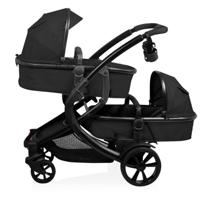Baninni Tweeling kinder-/wandelwagen Doppy zwart BNST030-BK - thumbnail