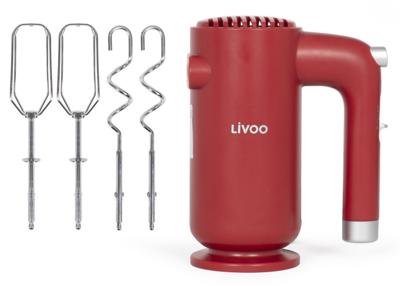 Elektrische mixer - LIVOO - DOP243R - 250 w - 5 snelheden - Rood