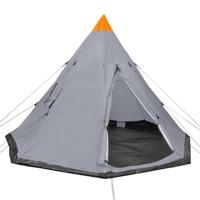 VidaXL Tent 4-persoons grijs - thumbnail