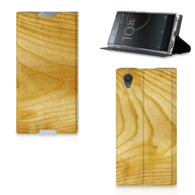 Sony Xperia L1 Book | Wallet Case | Licht Hout