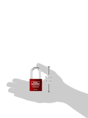 Burg Wächter 39431 Hangslot 40.00 mm Verschillend sluitend Rood Sleutelslot