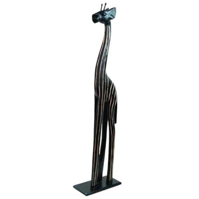Giraffe van Hout Zwart (Extra Large)