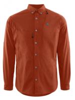 Klättermusen outdoorblouse Tyr heren polyamide roestbruin - thumbnail