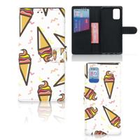 Samsung Galaxy A02s | M02s | Book Cover | Icecream | Portemonnee hoesje - thumbnail