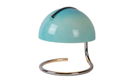 Lucide CATO - Tafellamp - Ø 23,5 cm - 1xE27 - Blauw
