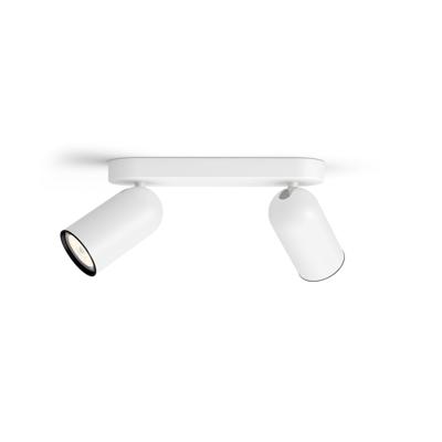 Philips OpbouwspotPongee 2-lichts wit - 5058231PN