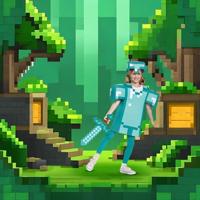 Minecraft Plastic Diamond Sword (51cm) - thumbnail