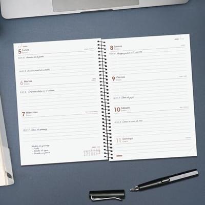 Agenda Finocam OPAQUE Zwart A5 15,5 x 21,2 cm 2026