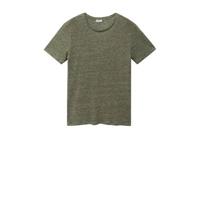 Mango Man regular fit T-shirt groen - thumbnail