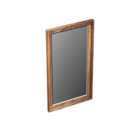 Spiegel Forzalaqua Reno Rechthoek 40x2x70 Cm Noten Pure Walnut - thumbnail