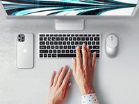 Satechi Slim X1 wireless toetsenbord - Silver - thumbnail