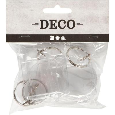 Creativ Company sleutelhanger vormen, 4st.