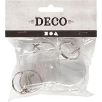 Creativ Company sleutelhanger vormen, 4st. - thumbnail