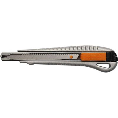 Fiskars Afbreekmes 9 mm zilver/oranje Fiskars Afbreekmes 9 mm zilver/oranje