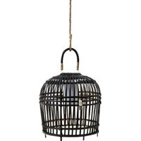 Rivièra Maison Hanglamp 'San Carlos' Bamboe, Ø46cm, kleur Zwart - thumbnail