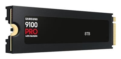 Samsung MZ-VAP8T0CW 9100 PRO SSD, 8 TB, M.2 NVME, PCIe Gen 5, 14800 MB/s, Heatsink - thumbnail