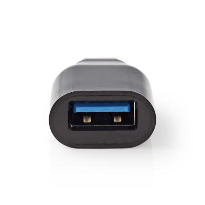 USB 3.0-Adapter | Type-C Male - A Female | Zwart - thumbnail