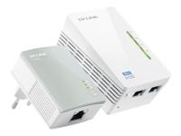 TP-LINK TL-WPA4220KIT PowerLine-netwerkadapter 300 Mbit/s Ethernet LAN Wi-Fi - thumbnail