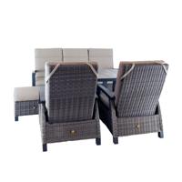 Loungeset New Haven Coffee Brown Oosterik Home - Oosterik home - thumbnail