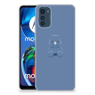 Motorola Moto E32/E32s Telefoonhoesje met Naam Baby Rhino Motorola Moto E32/E32s Telefoonhoesje met Naam Baby Rhino