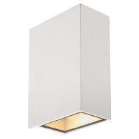 SLV Quad 2 XL 232441 LED-buitenlamp (wand) 6.4 W Wit