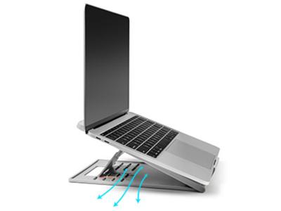 Kensington SmartFit Easy Riser Go verstelbare ergonomische laptopverhoger met koelfunctie tot 14” laptops Kensington SmartFit Easy Riser Go verstelbare ergonomische laptopverhoger met koelfunctie tot 14” laptops